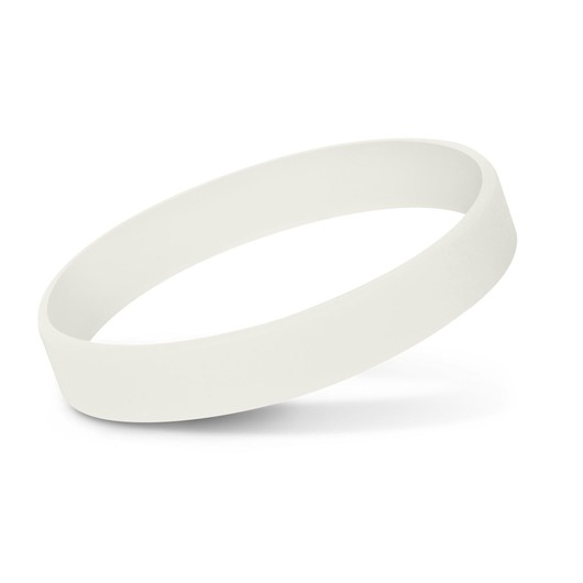 Glow Silicone Wrist Bands White